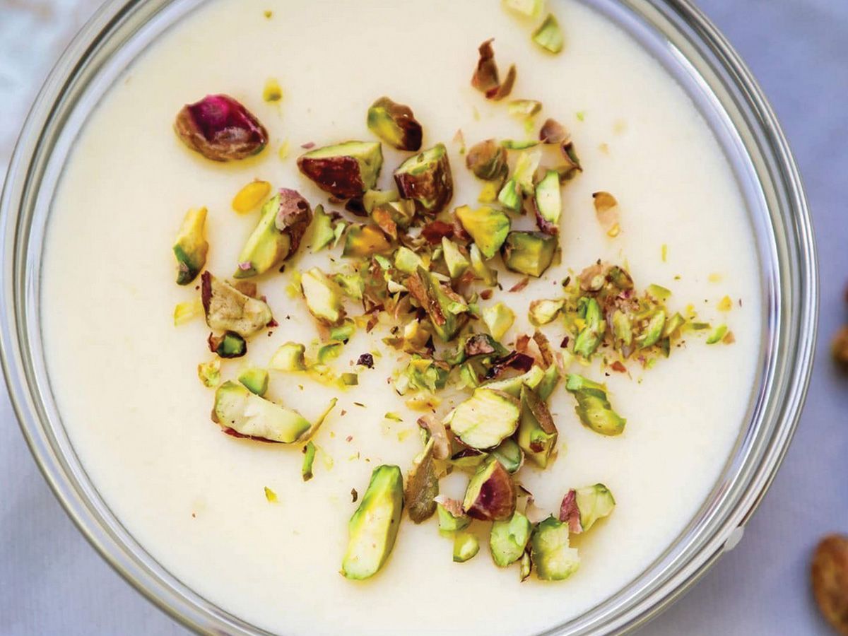 Sahlab With Nuts