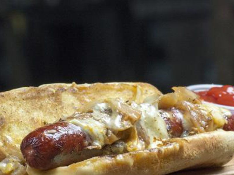 Oriental Sausage Sandwich