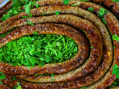Grilled Oriental Sausage