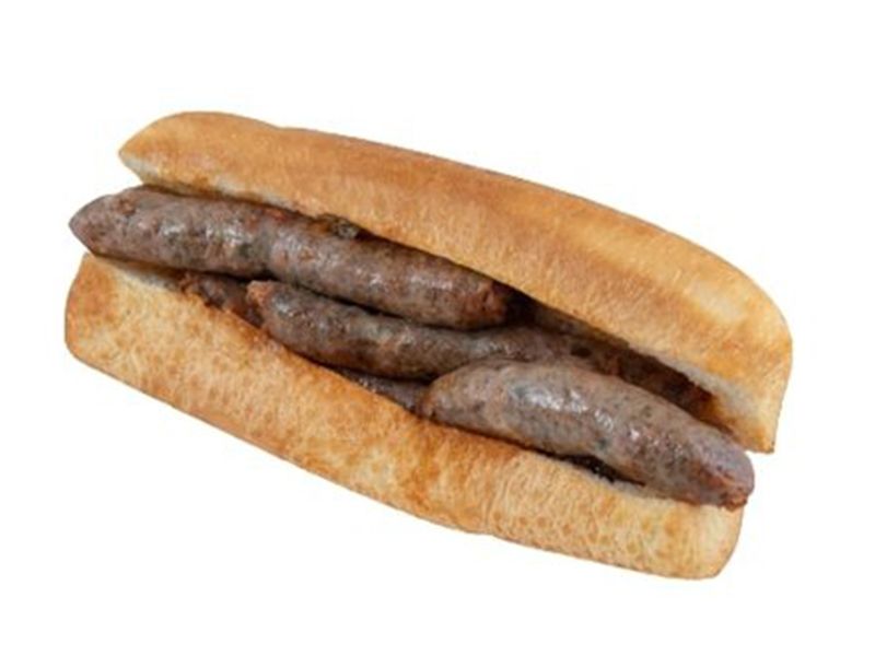 Grilled Oriental Sausage Sandwich