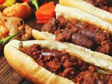 Mexican Oriental Sausage Sandwich