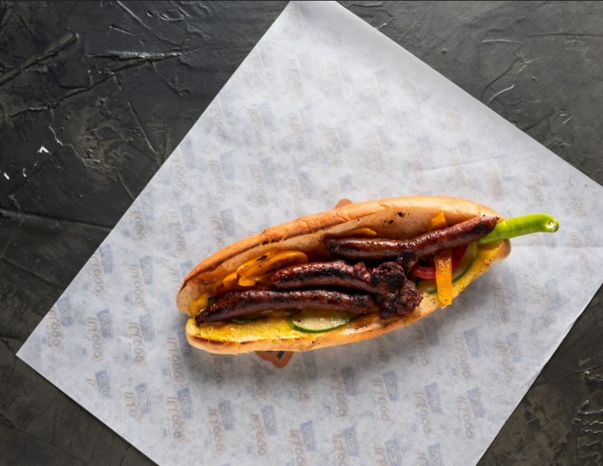 Grilled Sausage Sandwich