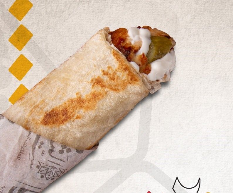 Chicken shawerma sandwich