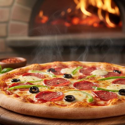 Salami Pizza