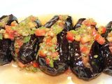 Pickled eggplant salad