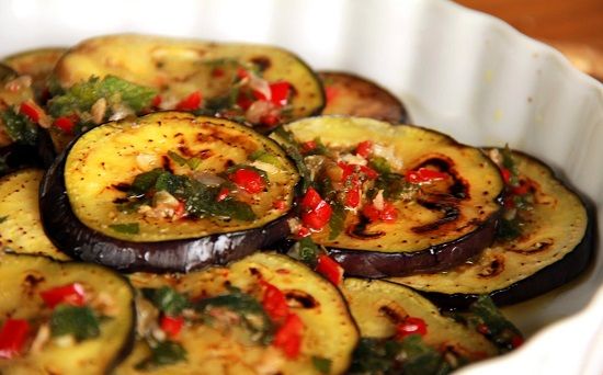 Marinated Eggplant Salad