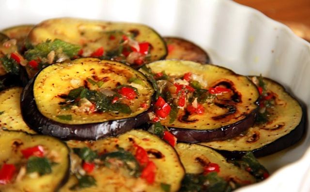 Marinated Eggplant Salad