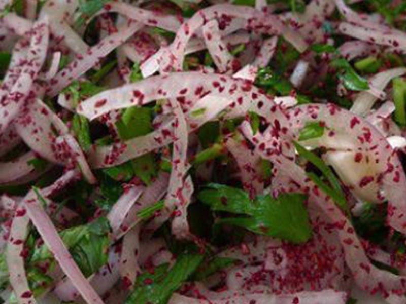 onion with mint salad