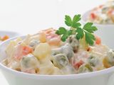 Mayonnaise potato salad
