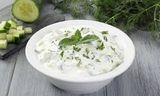 Yogurt With Cucumber Salad