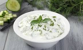Cucumbers With Milk Salad
