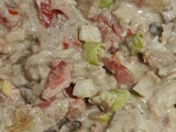 Herring salad with Sesame paste