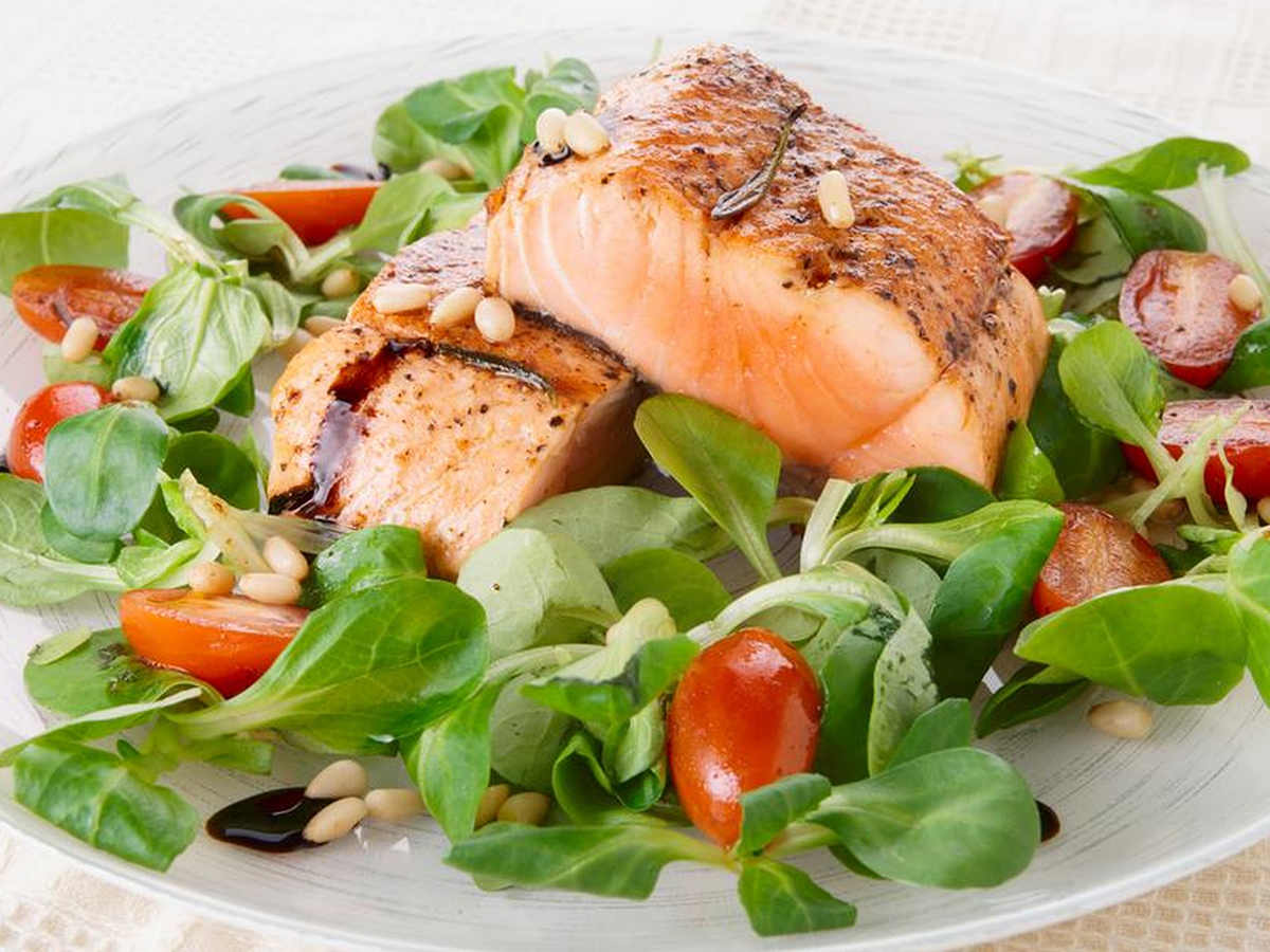 Salmon salad