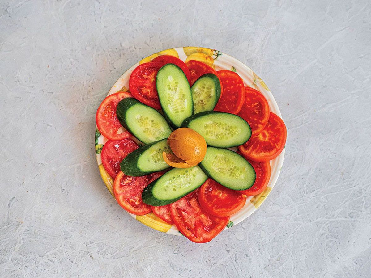 Slices salad
