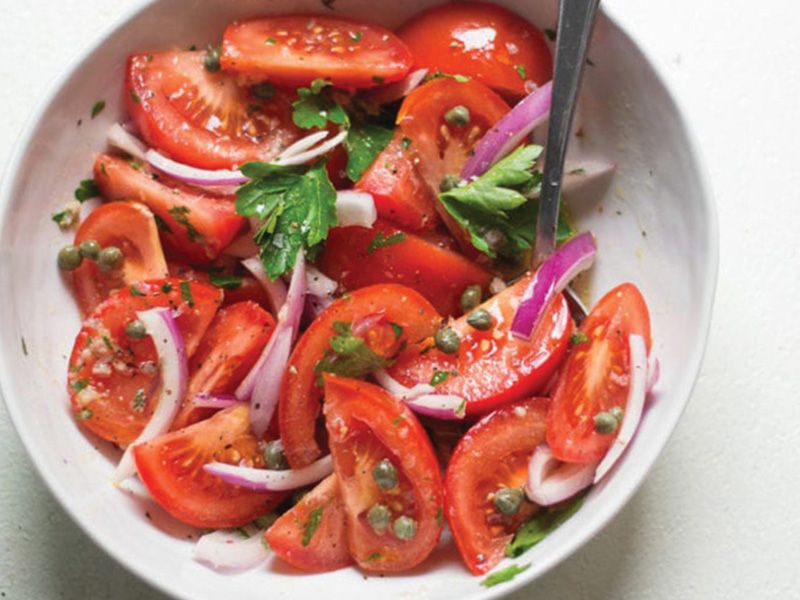 Marinated Tomatoes salad