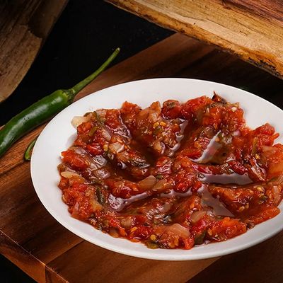Grilled tomato salad