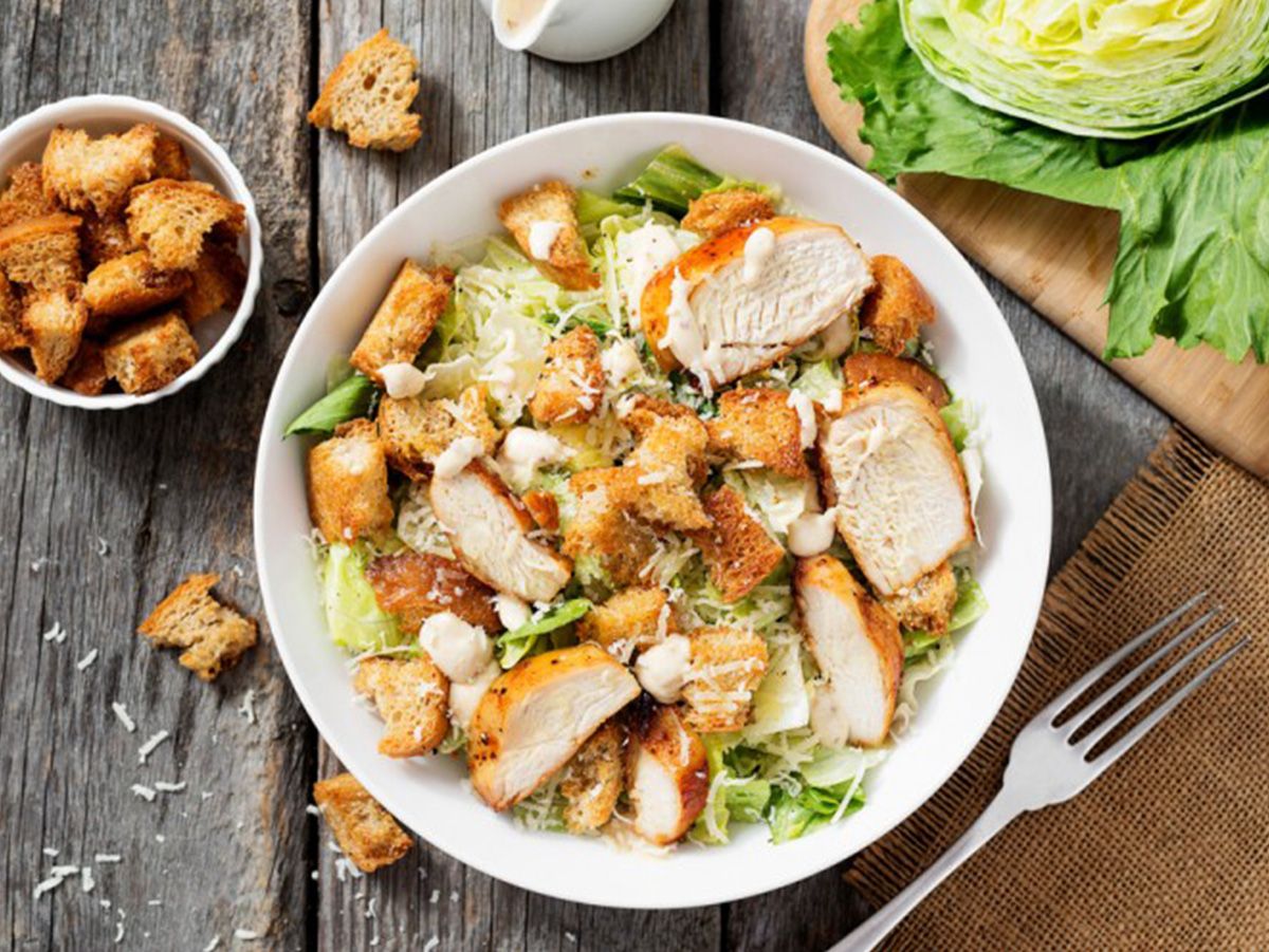 Crunchy chicken salad