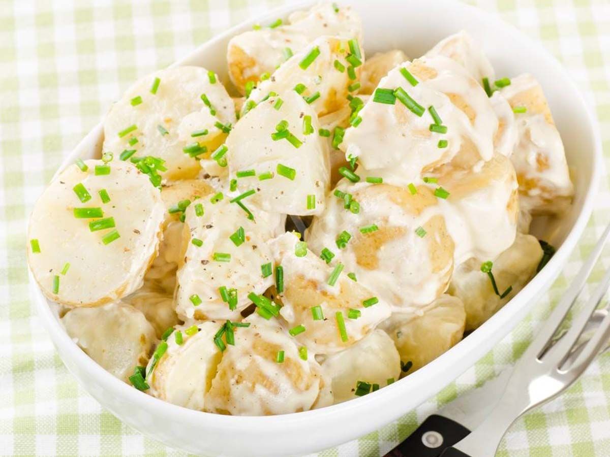 mayonnaise potatoes salad