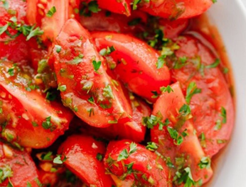 Marinated Tomato Salad
