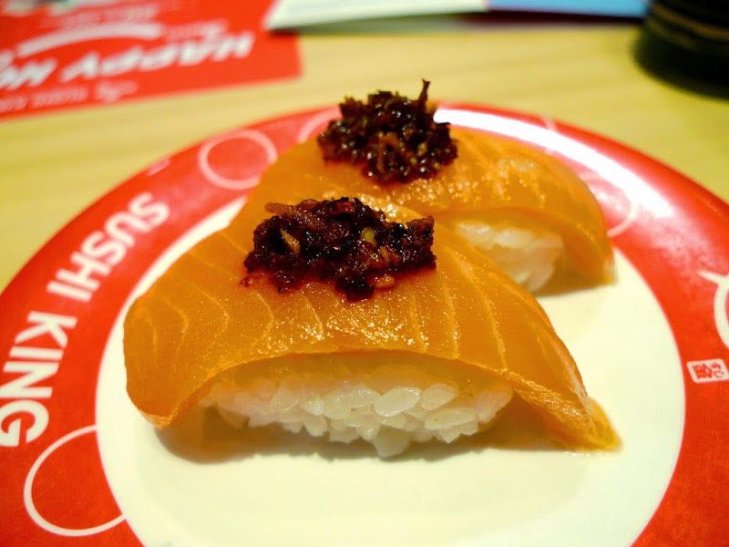 Spicy Salmon Nigiri