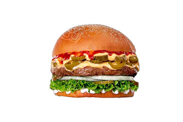 smash mushroom burger