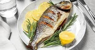 Oil And Lemon Gilthead Bream Fish