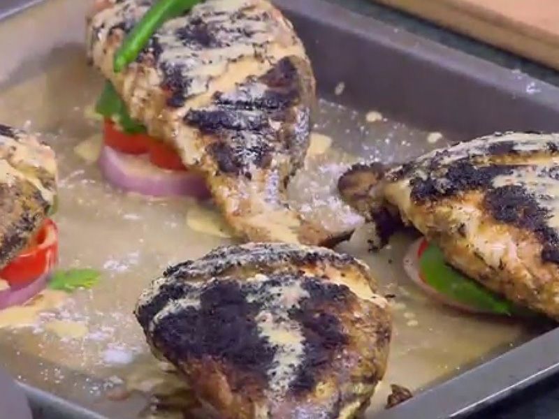 Grilled Gilthead Bream Fish With Bran
