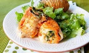 Stuffed Fish Fillet With Seafood