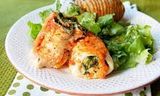 Stuffed Fish Fillet With Seafood