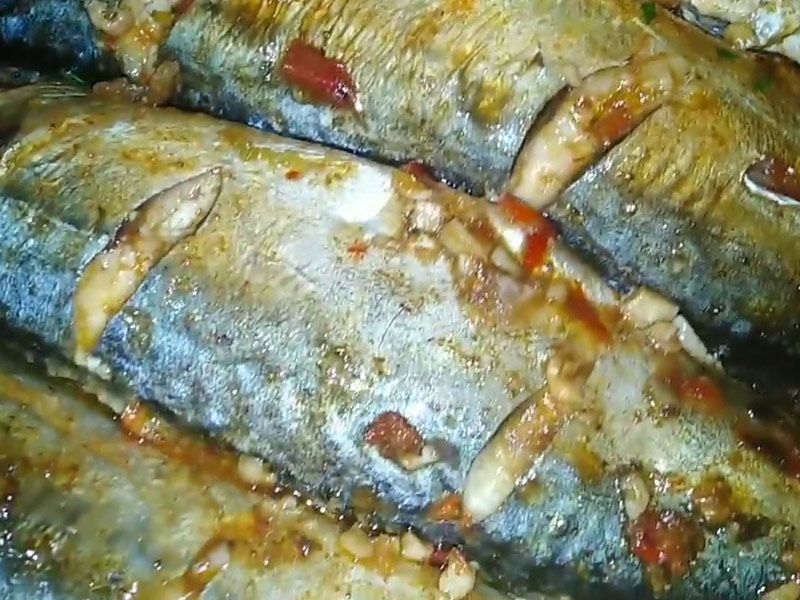 Oil And Lemon Mackerel