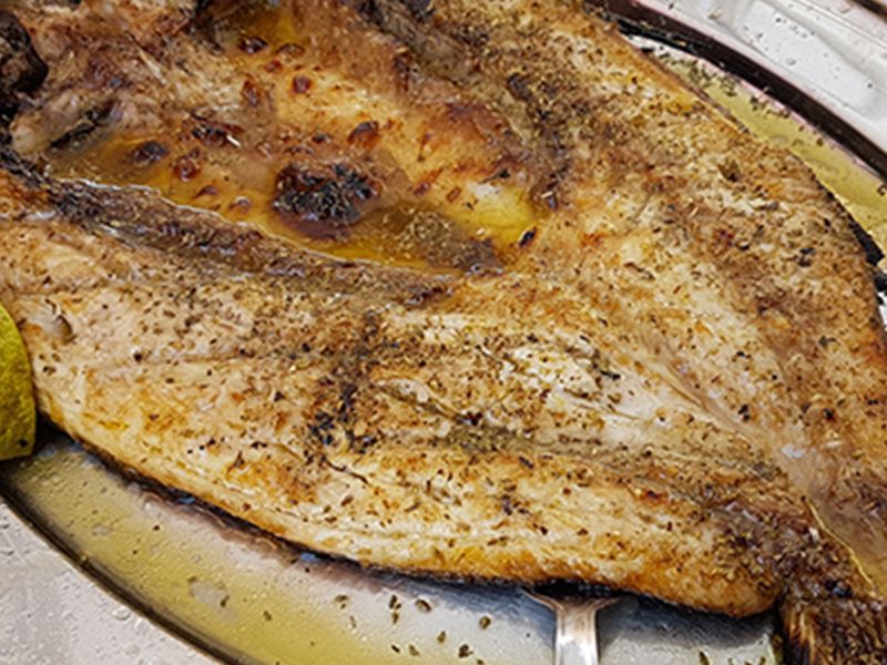 Singary grilled fish