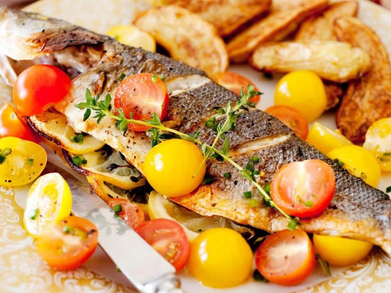 Fish With Potatoes Platter