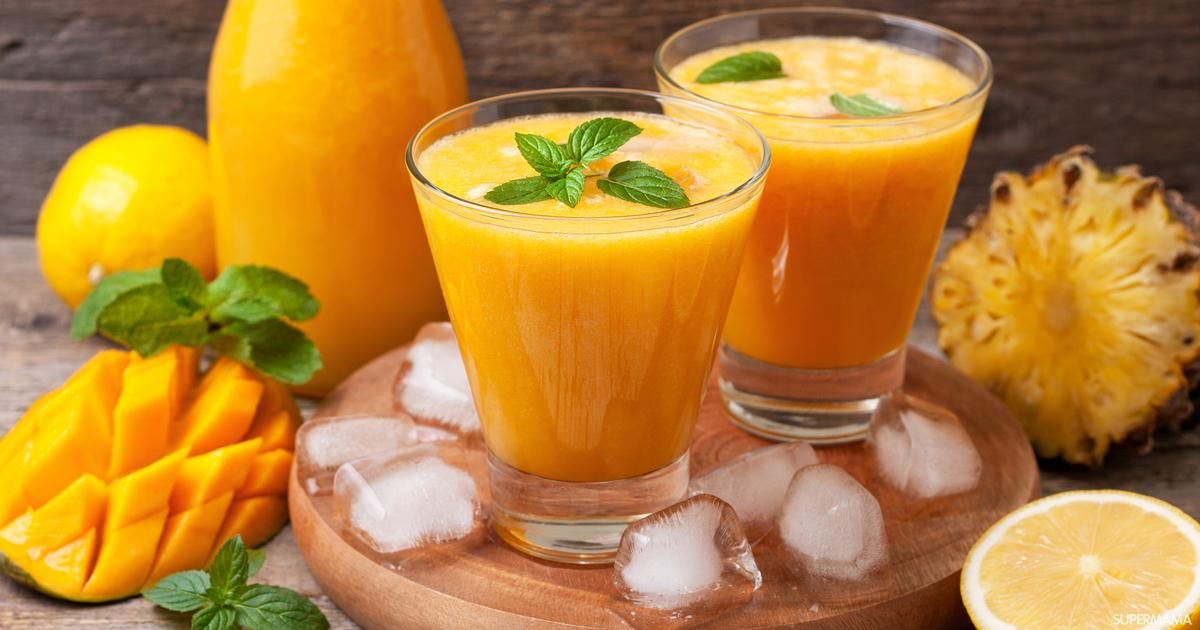 Mango With Pineapple Juice