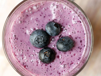 Blueberry smoothie