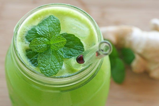Lemon With Mint Smoothie