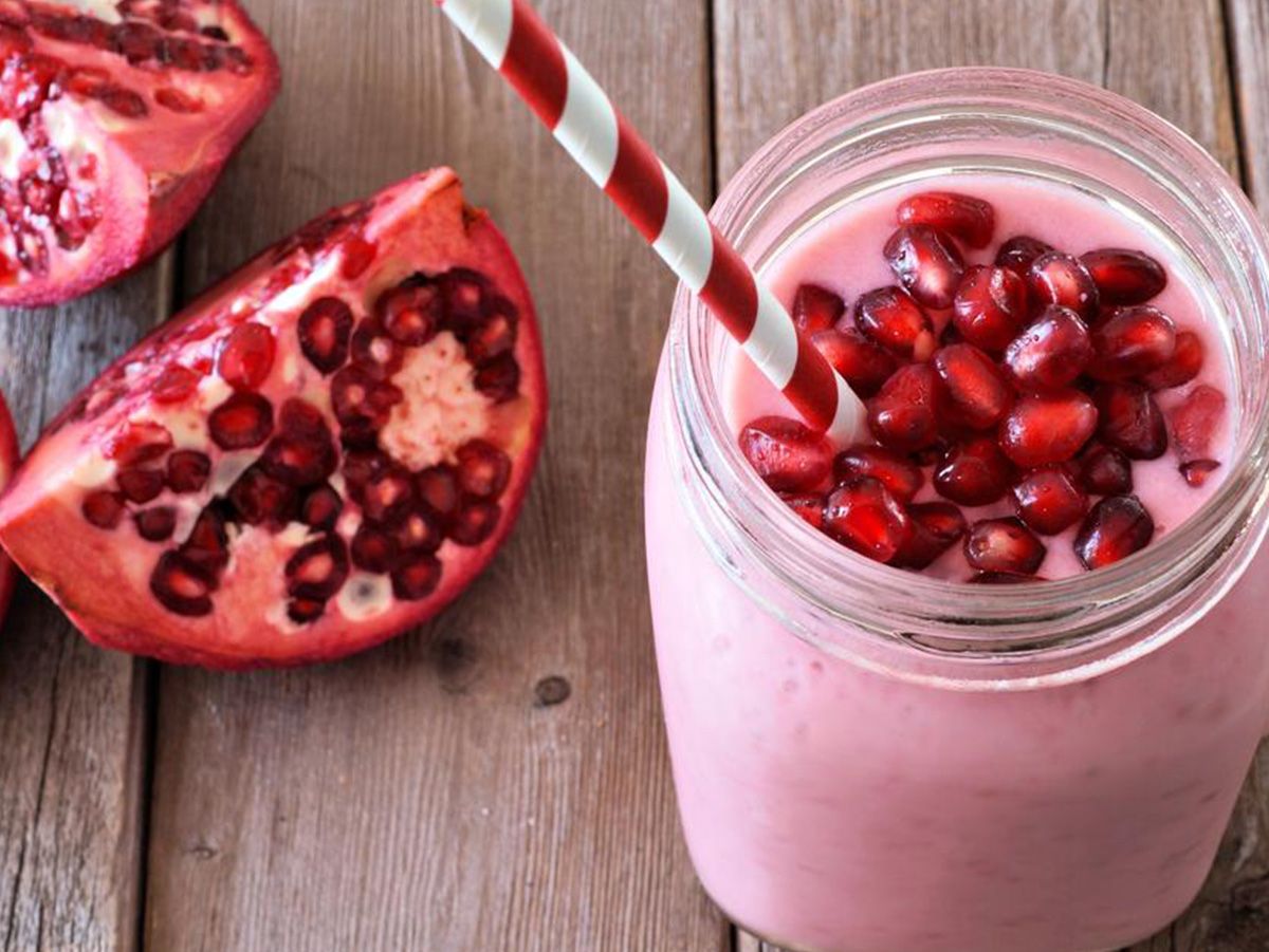 Pomegranate smoothie