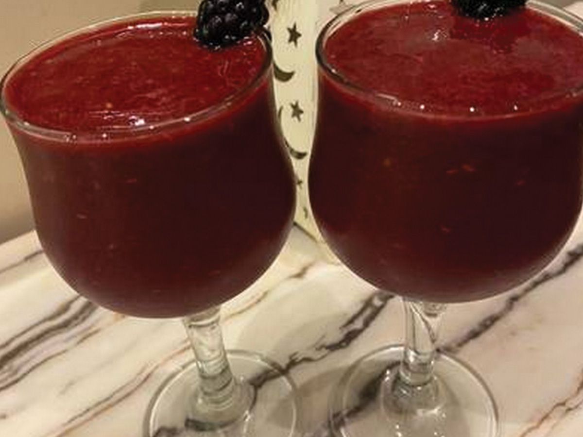 Hibiscus smoothie