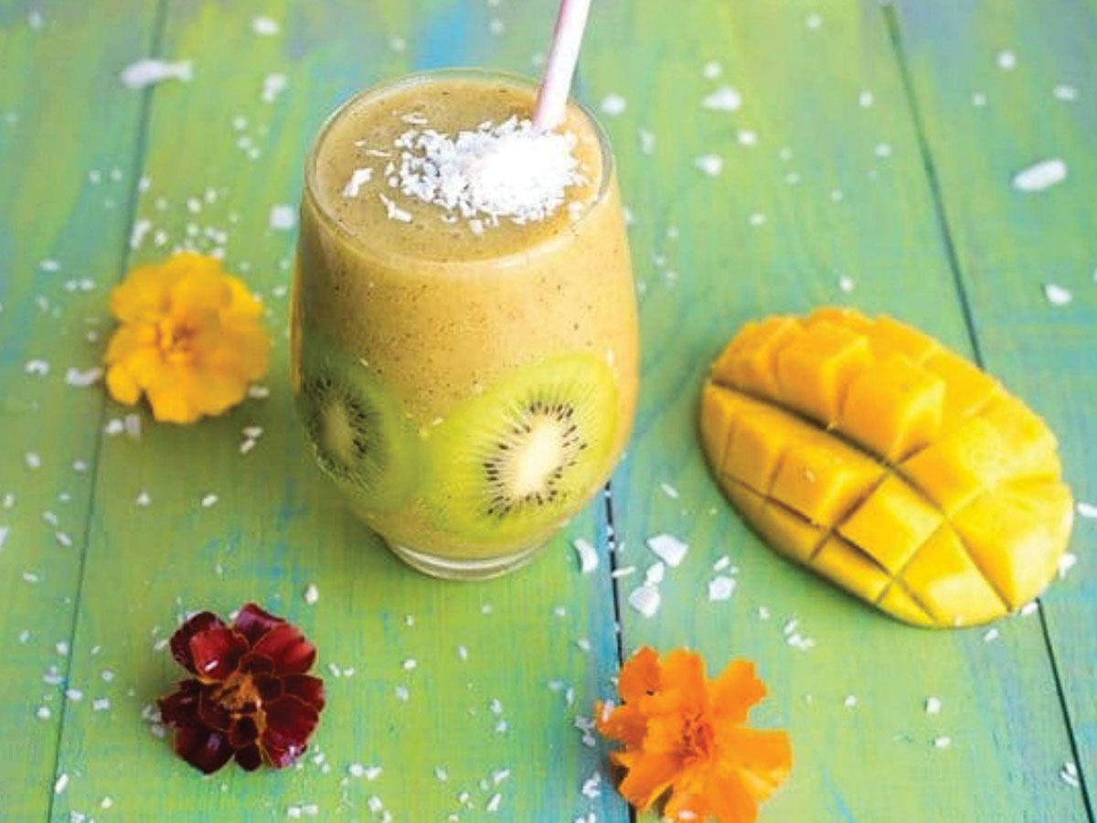 mango kiwi smoothie