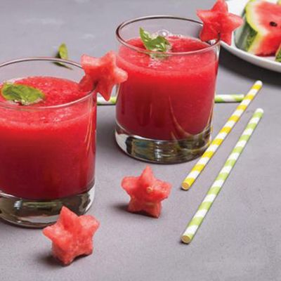 Watermelon with Mint Juice