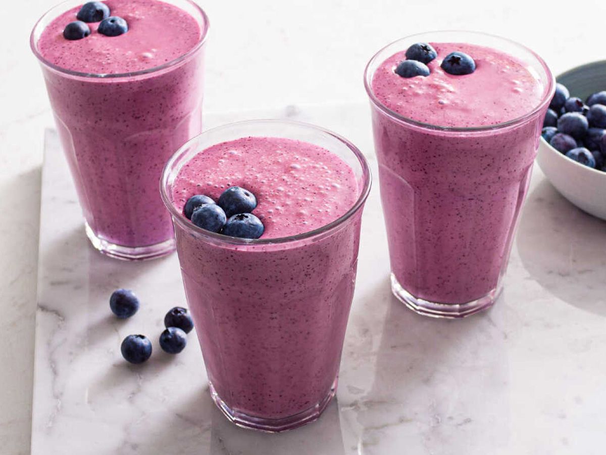 Blueberry smoothie