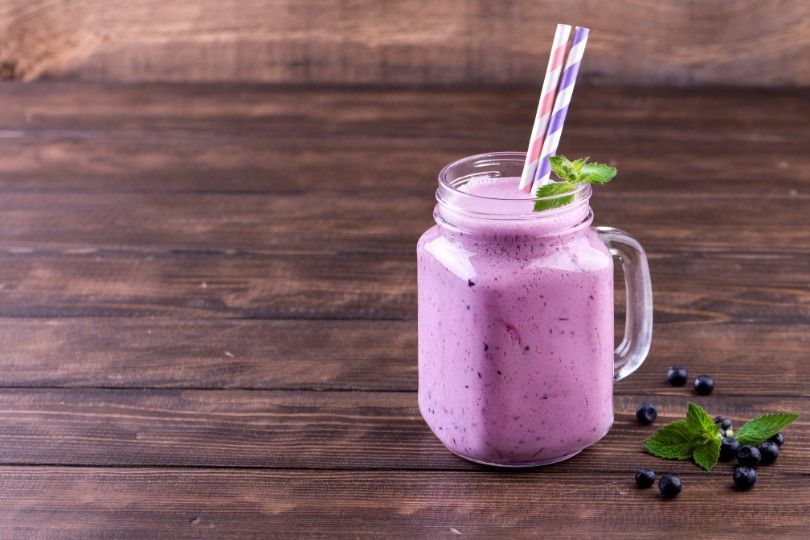 Blueberry smoothie