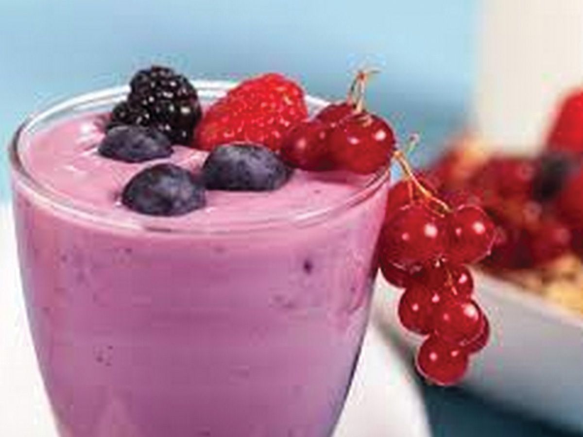 Blueberry smoothie