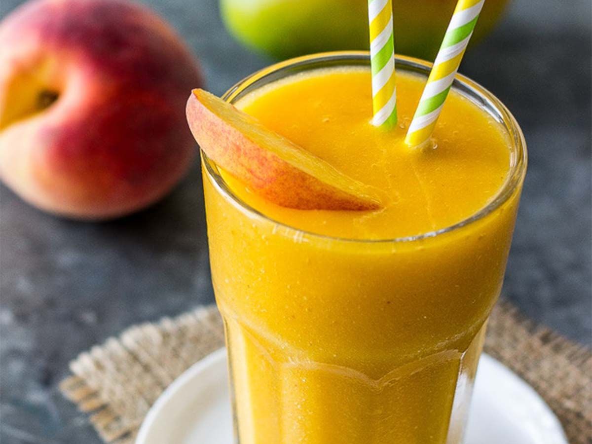 smoothie mango peach