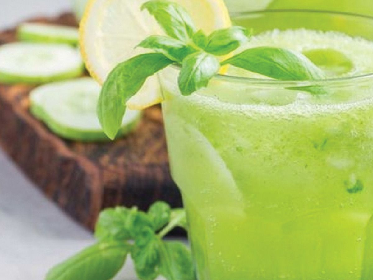 Lemon mint smoothie