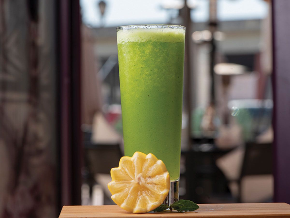 lemon mint smoothie