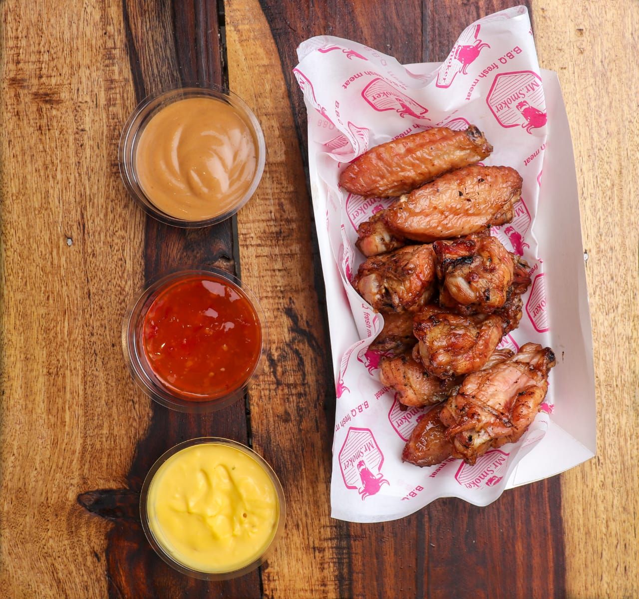 smoked chicken wings