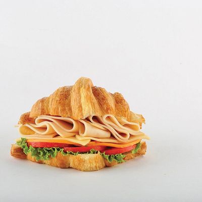 Smoked turkey croissant