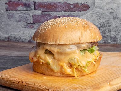 Smoky Beef Burger Sandwich
