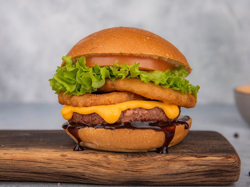 Smokey Beef Burger Sandwich