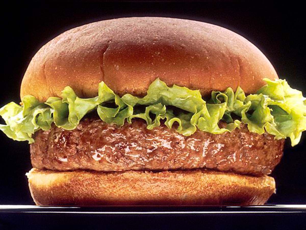 smoked burger sandwich
